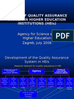 Audits of Quality Assurance System in Higher
