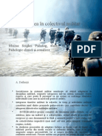 Adaptarea in Colectivul Militar