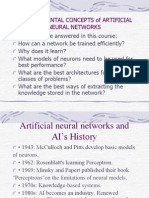 FUNDAMENTAL CONCEPTS of ARTIFICIAL NEURAL NETWORKS