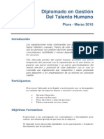 Diplomado GTH Marzo Piura PDF