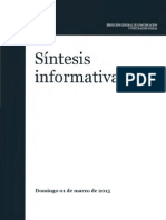 Síntesis informativa -01 marzo 2015