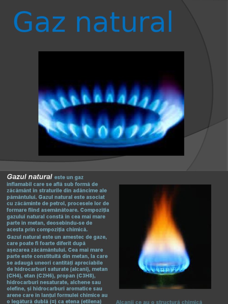 Proiect Ppt. Gaz Natural | PDF