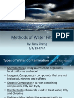 Methods of Water Filtration