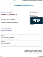 Estudos de Psicanálise - O Homem Contra o Sujeito