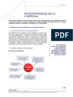 Implicaciones Estrategicas en La Integracion Vertical