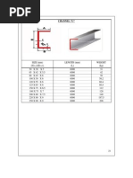 ISMB Weight Chart and Specifications | PDF