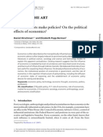 #HIRSCHMAN, Do Economists Make Policies - On The Political Effects of Economics