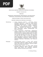 Download Permenkes 3-2015 Peredaran Penyimpanan Pemusnahan Dan Pelaporan Narkotika by annisadinny SN258430950 doc pdf