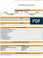 PEA - LOGÍSTICA - Intermodais - 2º e 3º 2014 Modelo de Planejamento de Aula
