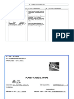 Planificación Anual Contabilidad y Técnicas Bancarias 3ero Contabilidad