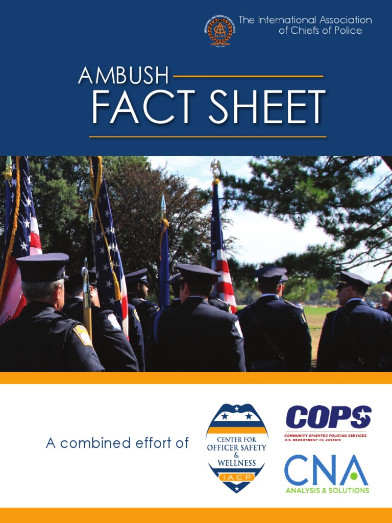 Ambush Fact Sheet_IACP.pdf Assault Community Policing