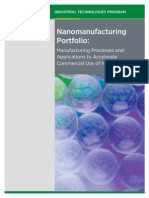 Nanomanufacturing Portfolio