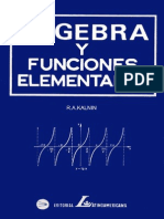 Álgebra y Funciones Elementales - R.Kalnin