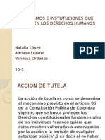 Accion de Tutela y Derecho de Peticion