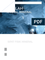 Laporan Makalah Kristal Mineral - Sifat Fisik Mineral - Johan Edwart