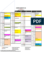 Academic Calendar 2015 Staff