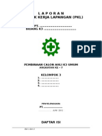 Format Laporan PKL AK3 Umum