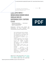 Cara Cepat Input - Memasukkan Nomor Induk Sekolah (NIS) Di Dapodikdas 2014 - Dapodik v.3.0 PDF