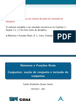 Conjuntos: Noção de Conjunto e Inclusão de Conjuntos