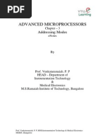 Advanced Microprocessors: Addressing Modes