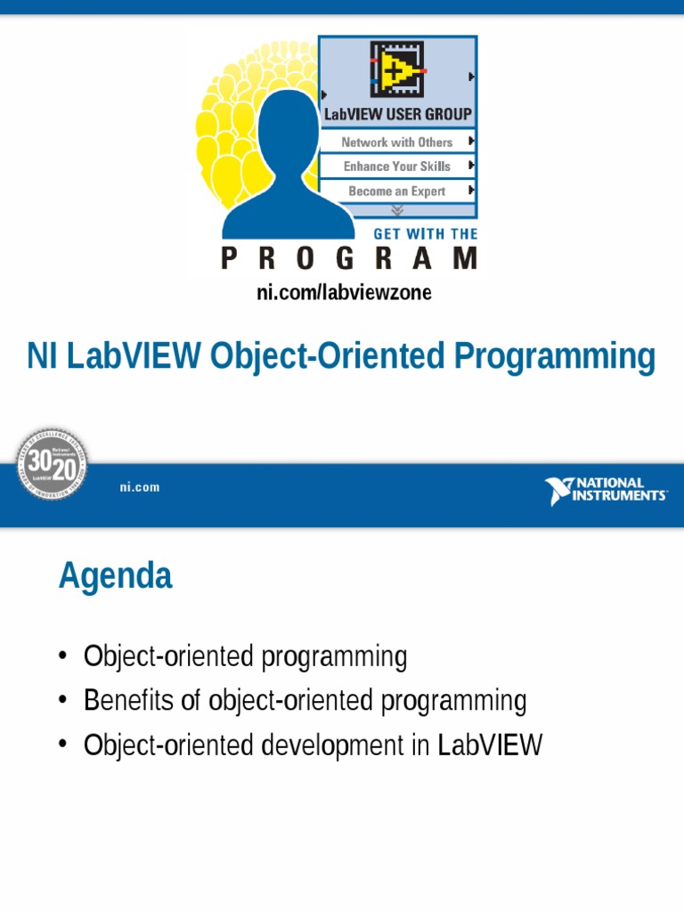 LabVIEW OO Programming Presentation PDF Class Programming