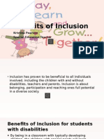 Benefits of Inclusion!