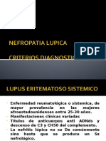 Lupus eritematoso sistémico: clasificación histológica de la nefritis lúpica