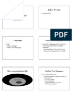 Context Free Languages and Pushdown Automata