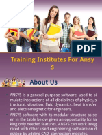 Training Institutes for Ansys Courses in Nagpur