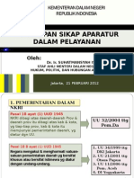 Terap Sikap Aparatur (21 Peb 2012)