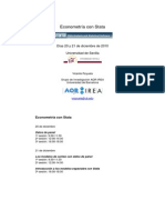 Econometría Con Stata: Días 20 y 21 de Diciembre de 2010 Universidad de Sevilla