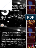 Tips To Beat The Fear of Public Speaking