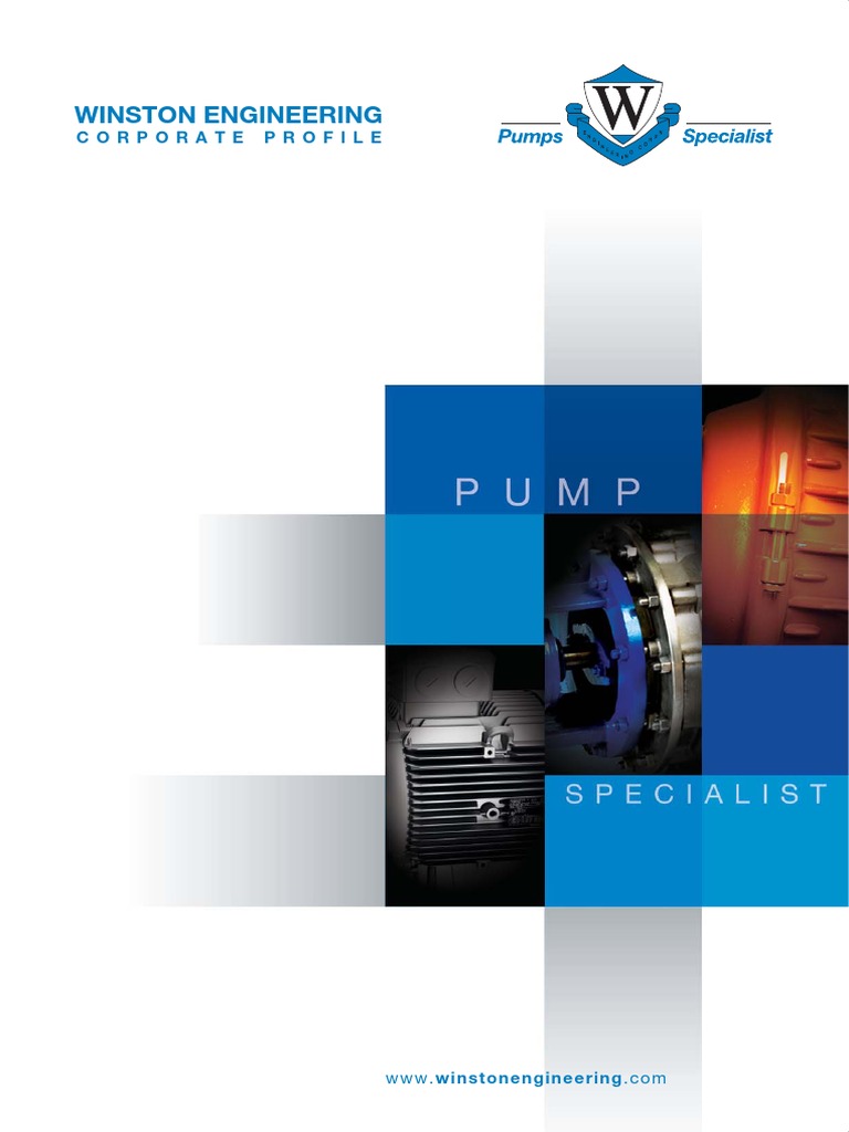 Winston Engineering: Pump Solutions Leader | PDF | Pump | Engineering