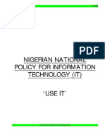 Nigerian IT Policy