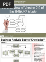 BABOK v2 Overview - Short