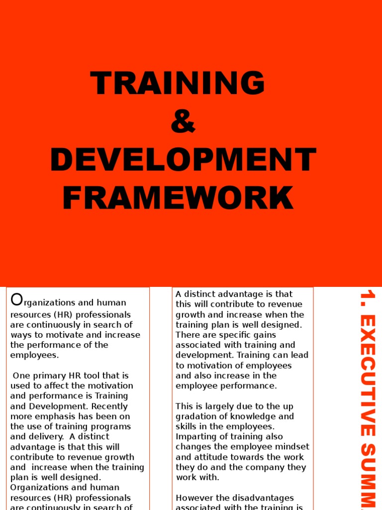 Training Framework | Learning Theory (Education) | Learning