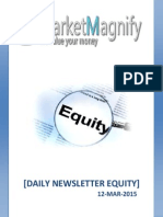 Equity Market Trading News Letter