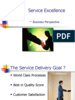 Service Excellence - : Business Perspective