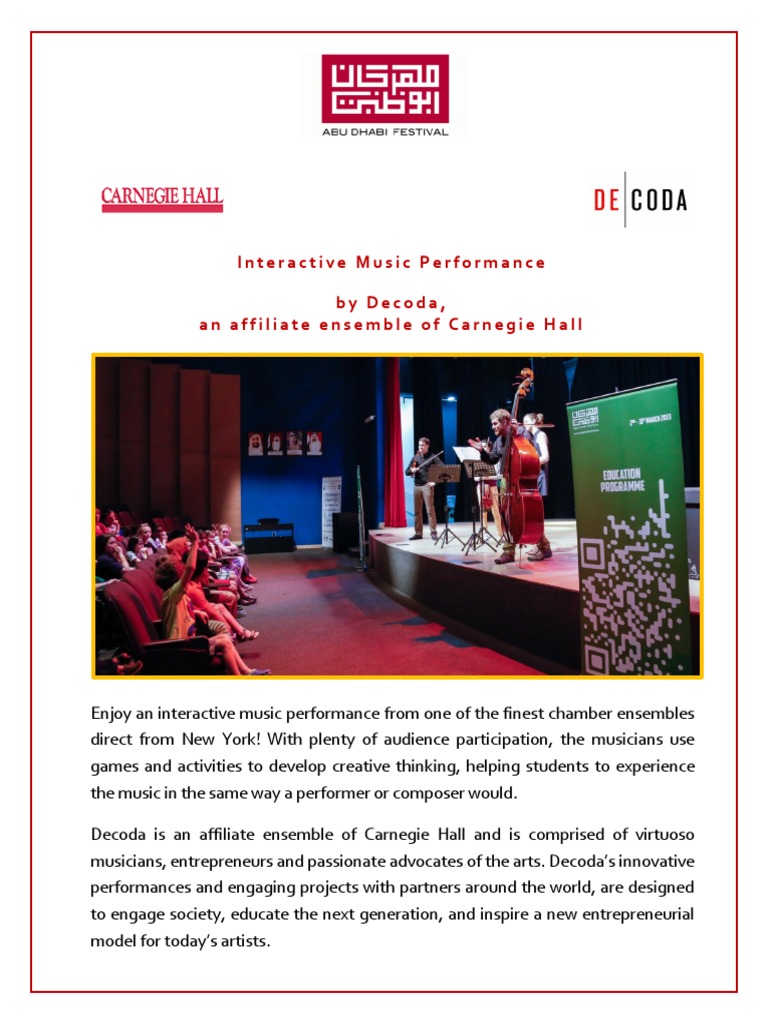 Interactive Music Performance for Kids | PDF | Language Arts & Discipline
