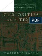 Marjorie Swann Curiosities and Texts The Culture of Collecting in Early Modern England 2001