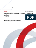 Polycom® CX500/CX600/CX3000 IP Phone