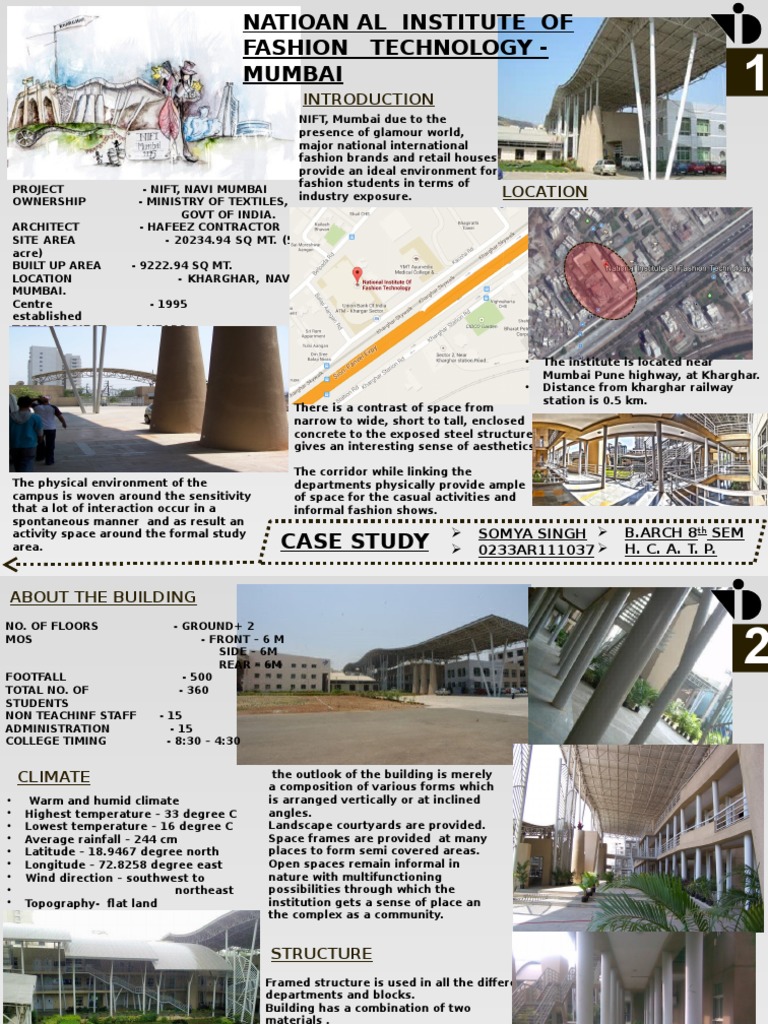 NIFT Navi Mumbai Case Study Analysis | PDF | Libraries | Climate