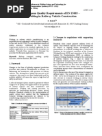 EN15085 European Quality Requirements