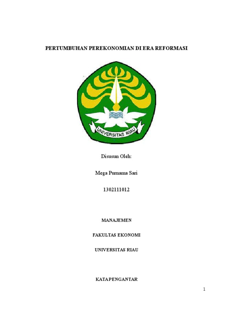 Makalah Perekonomian Indonesia