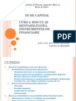 Curs 4. Risc Si Rentabilitate_I