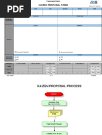 Kaizen Report Form Template | PDF
