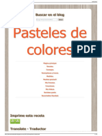 Rosquillas de Alcala ~ Pasteles de colores2