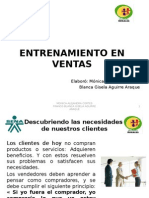 Entrenamiento en Ventas