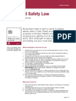Health and Safety Law: What Employers Must Do For You