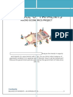 Balance of Payments India